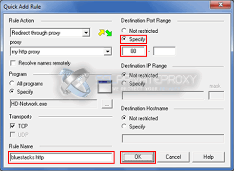 bluestacks proxy settings mac